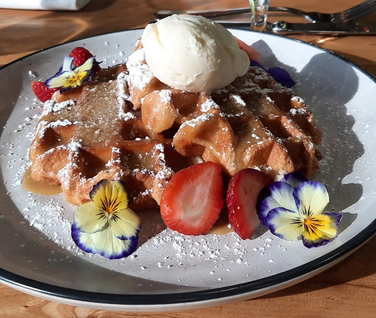 Waffles, Beletti Restaurant Cafe Bar ~ Italian Restaurant Dandenong