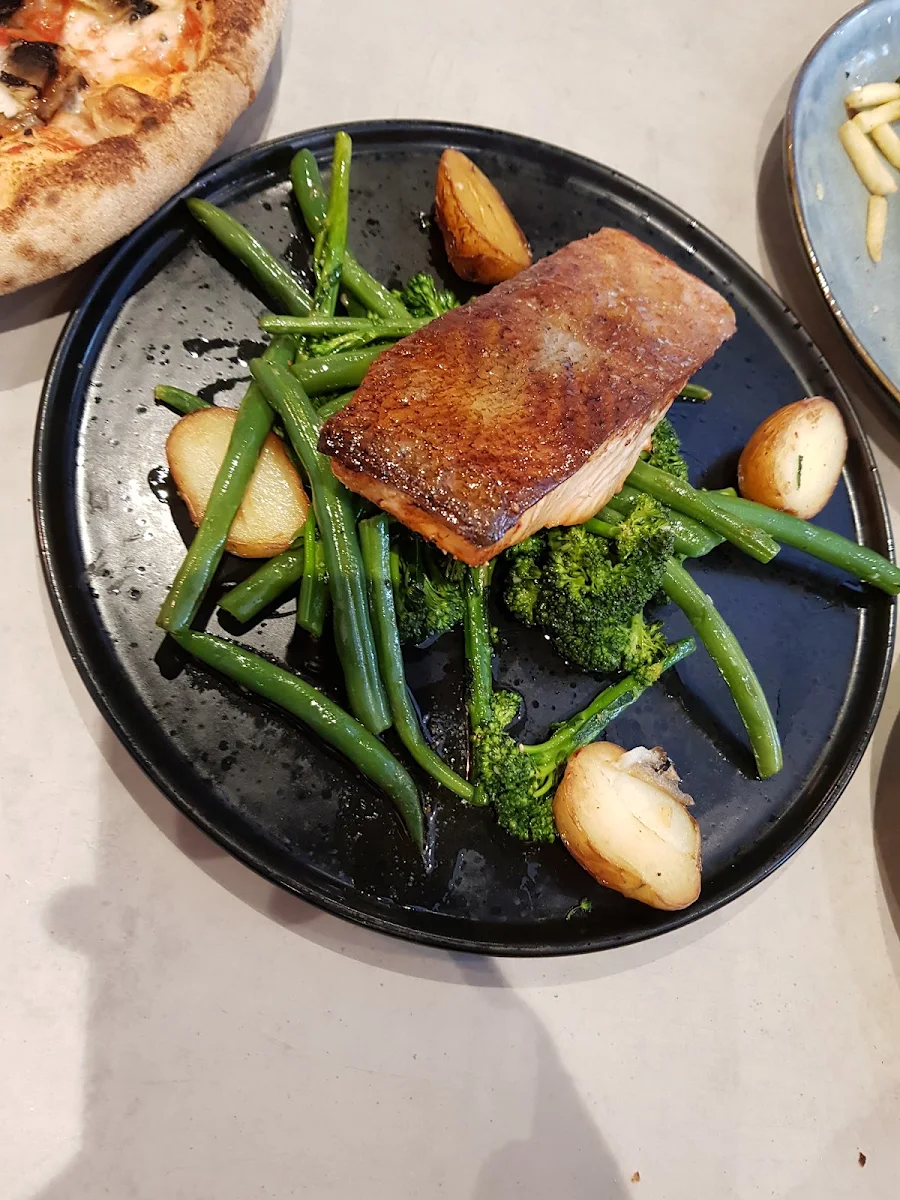 Char Grilled Broccolini, The Rise Pizzeria Cafe