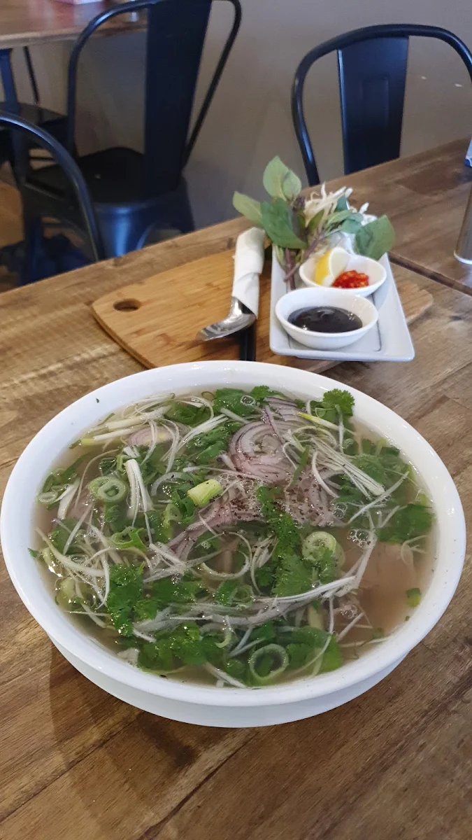 Beef Pho, Banh Banh Espresso Five Dock