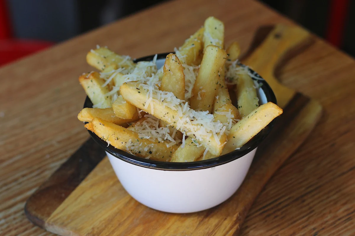 Parmesan Dusted Chips, Etto Pasta Bar - Elsternwick