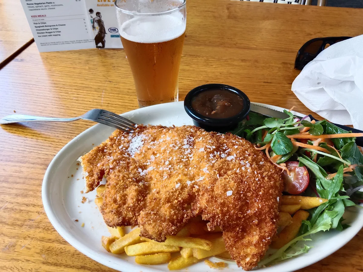 Chicken Snitzel, Rocky’s Grill