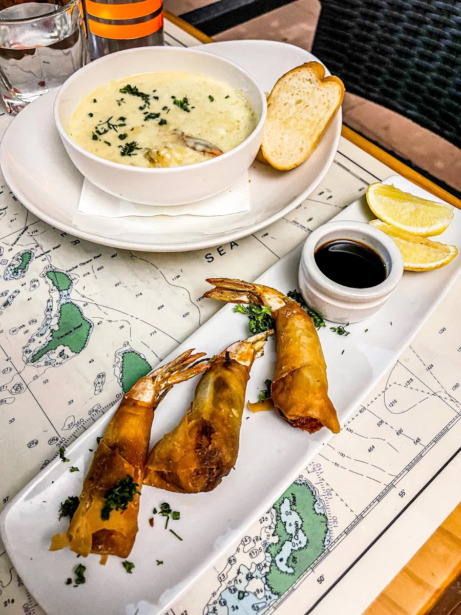 Prawn Spring Rolls, Splash Seafood Restaurant