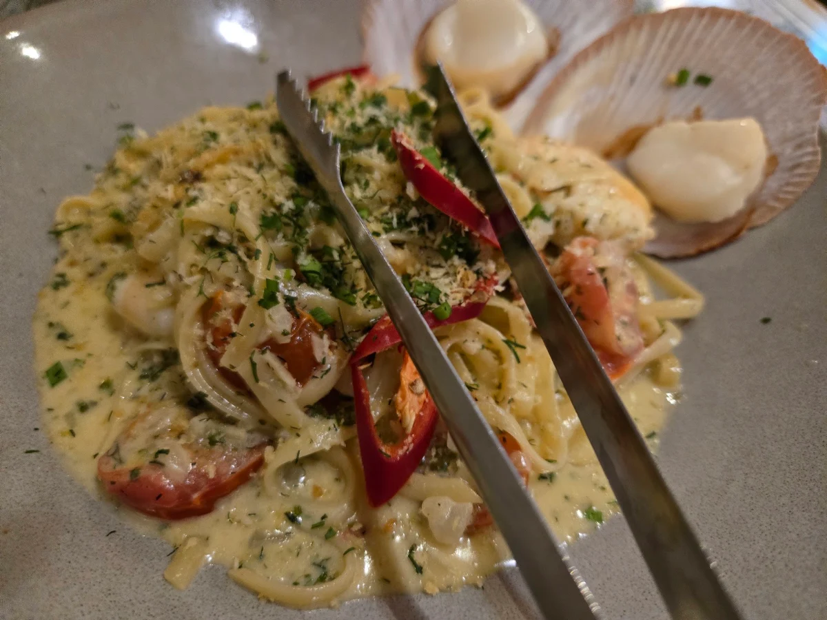 Seafood Linguini, Splash Seafood Restaurant