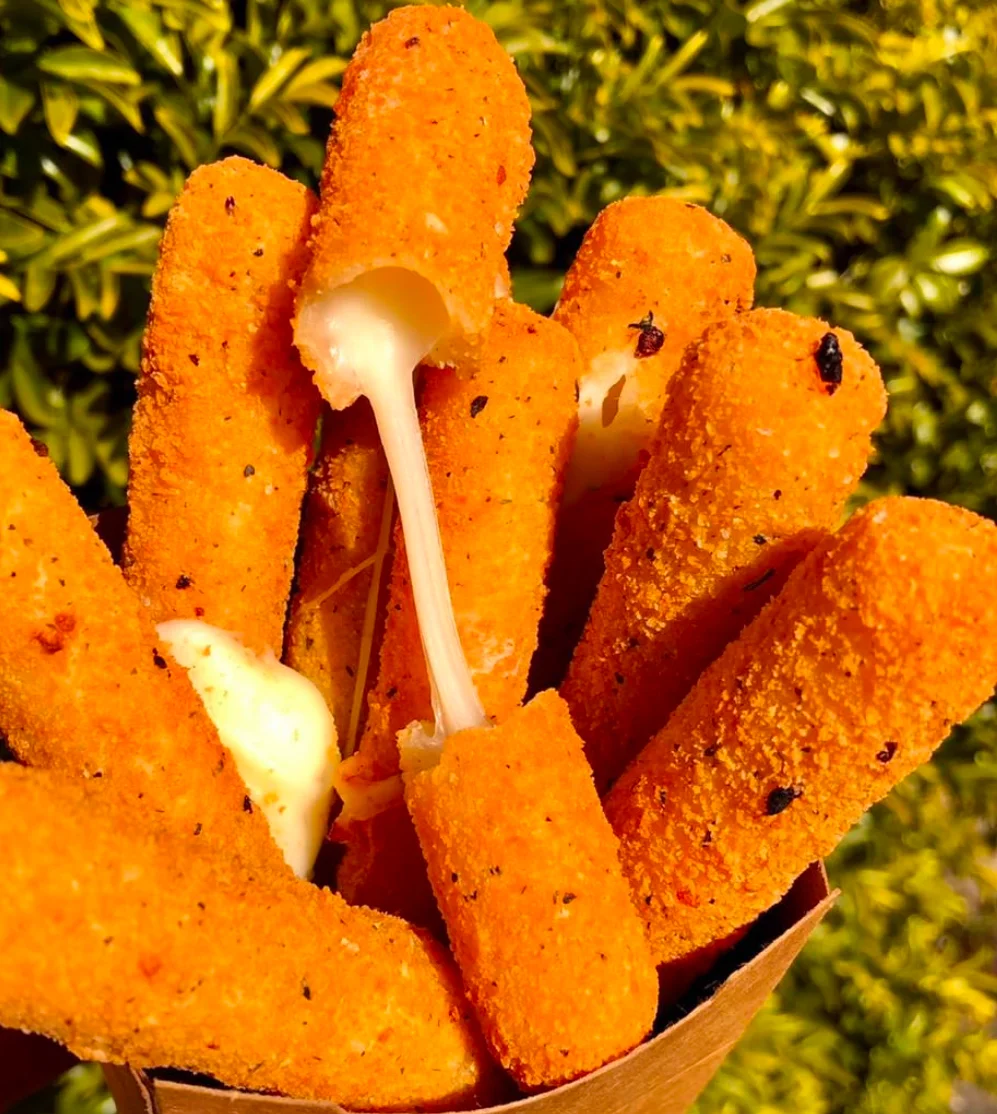 Mozzarella Sticks, Batch Burgers