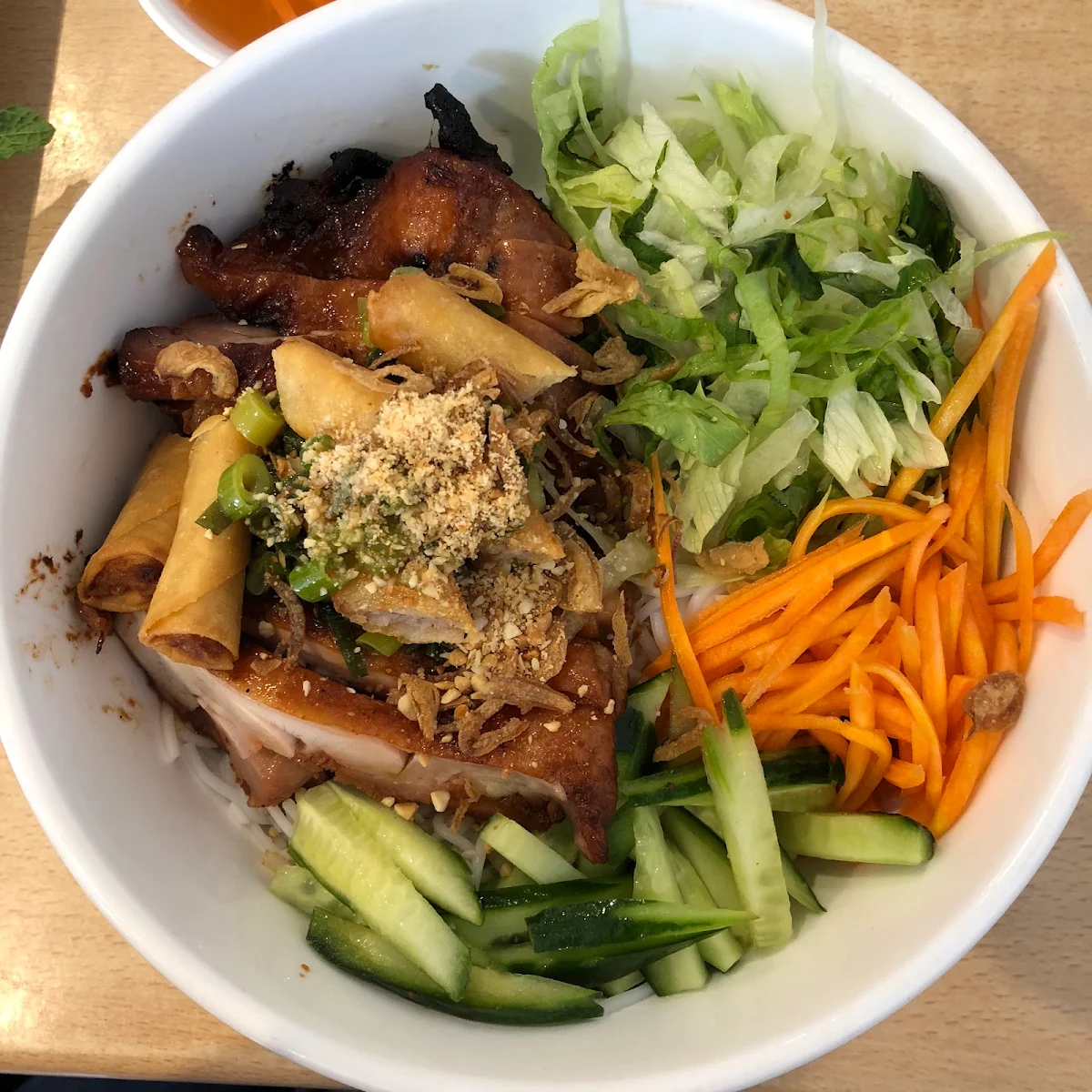 Vermicelli Spring Rolls, Family Pho Geelong