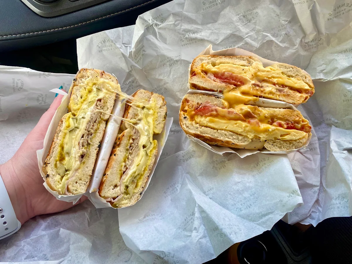 Bagels, Lenny's Bagel Deli & Coffee