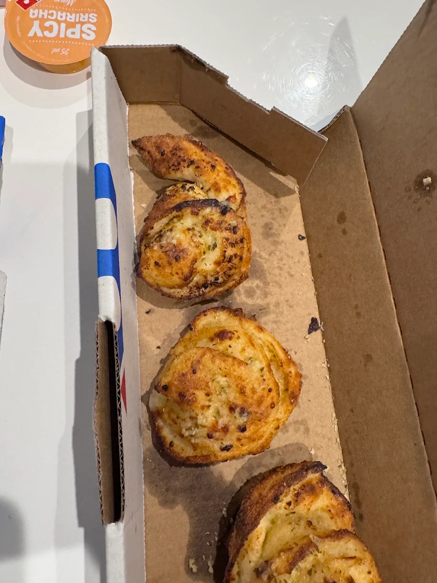 Garlic Bread Scroll, Domino's Pizza Footscray