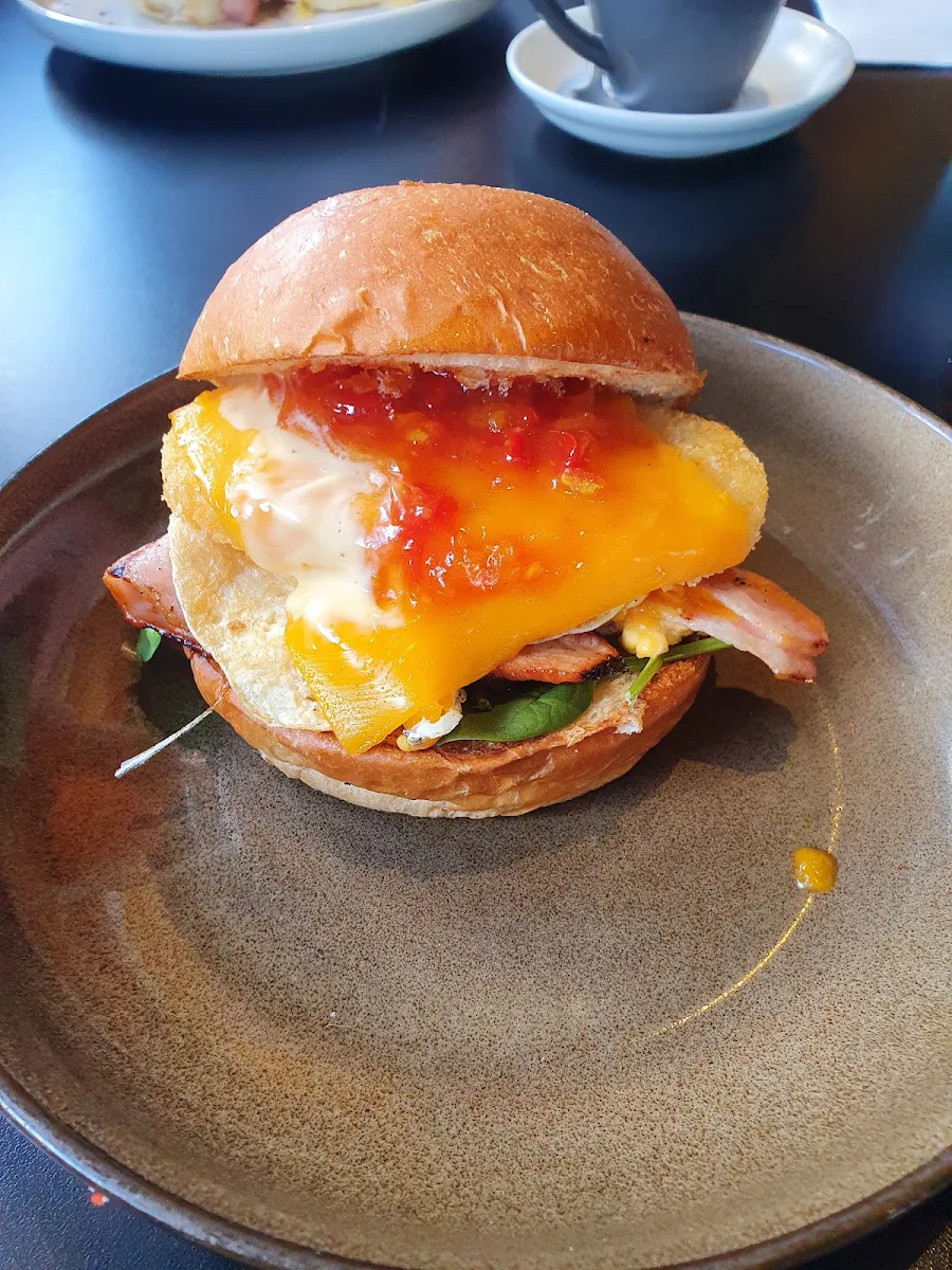 Breakfast Burger, Kitchen8 Cafe