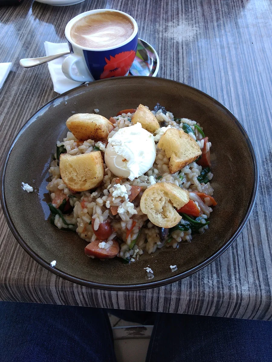 Breakfast Risotto, Kitchen8 Cafe