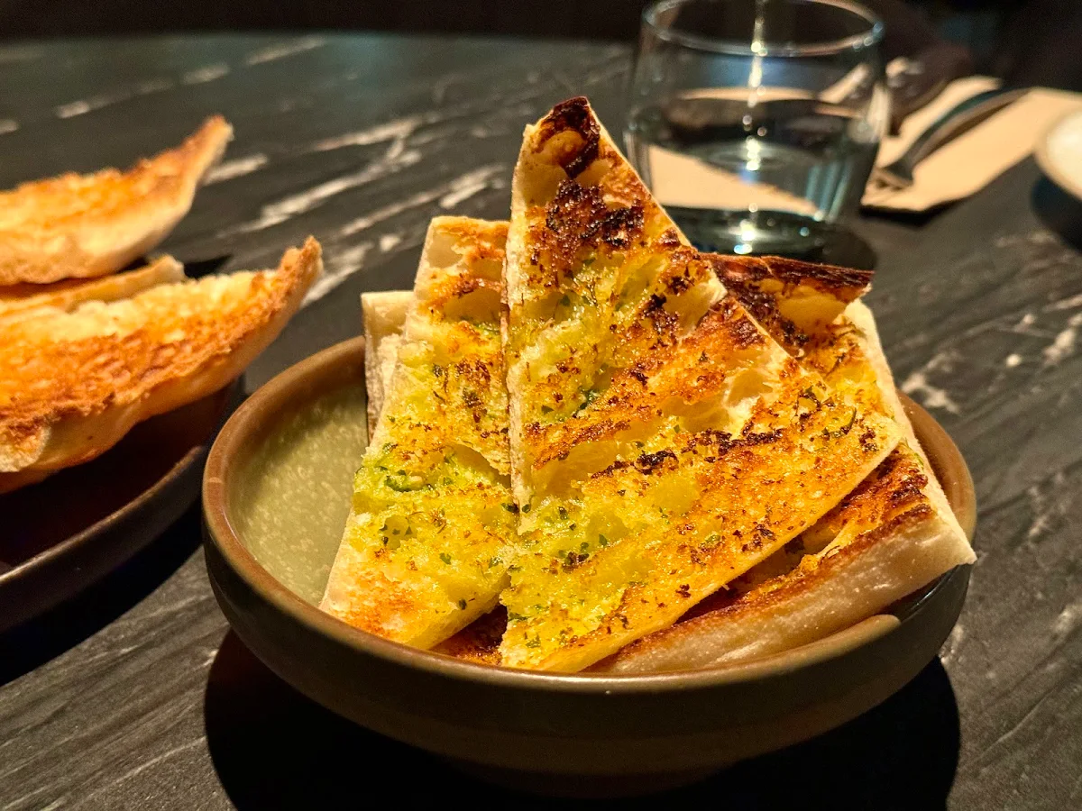 Garlic Bread, 500 Degrees Restaurant Parramatta