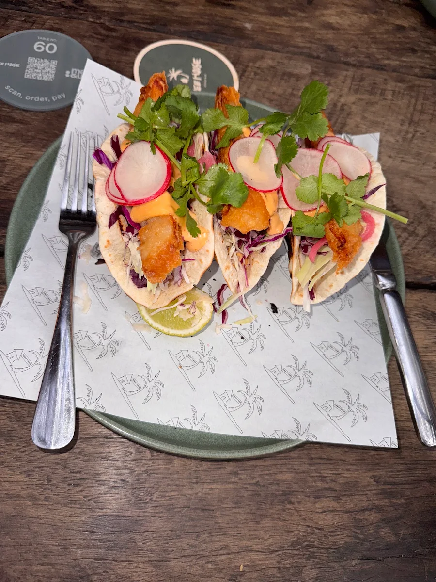 Fish Tacos, Treehouse Byron Bay