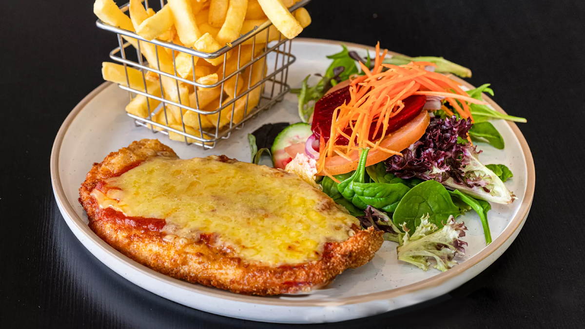 Chicken Parma & Chips, Lil Mocha Cafe & Restaurant