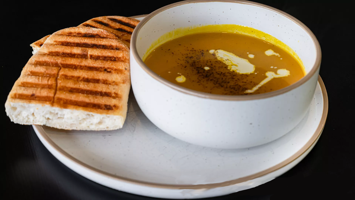 Pumpkin Soup, Lil Mocha Cafe & Restaurant