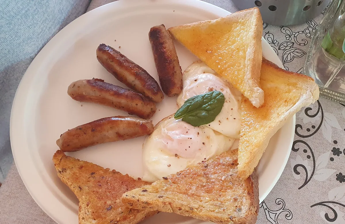 Sausage, The Mushroom At No.61 Cafe