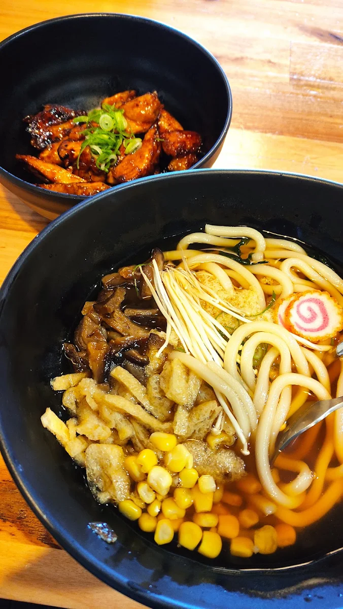 Teriyaki Chicken Udon Soup