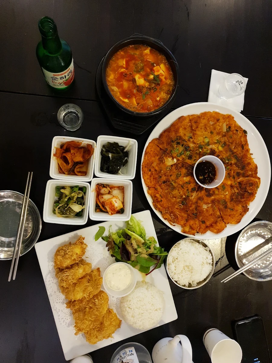 Fish Cutlets and Kimchi Pancake