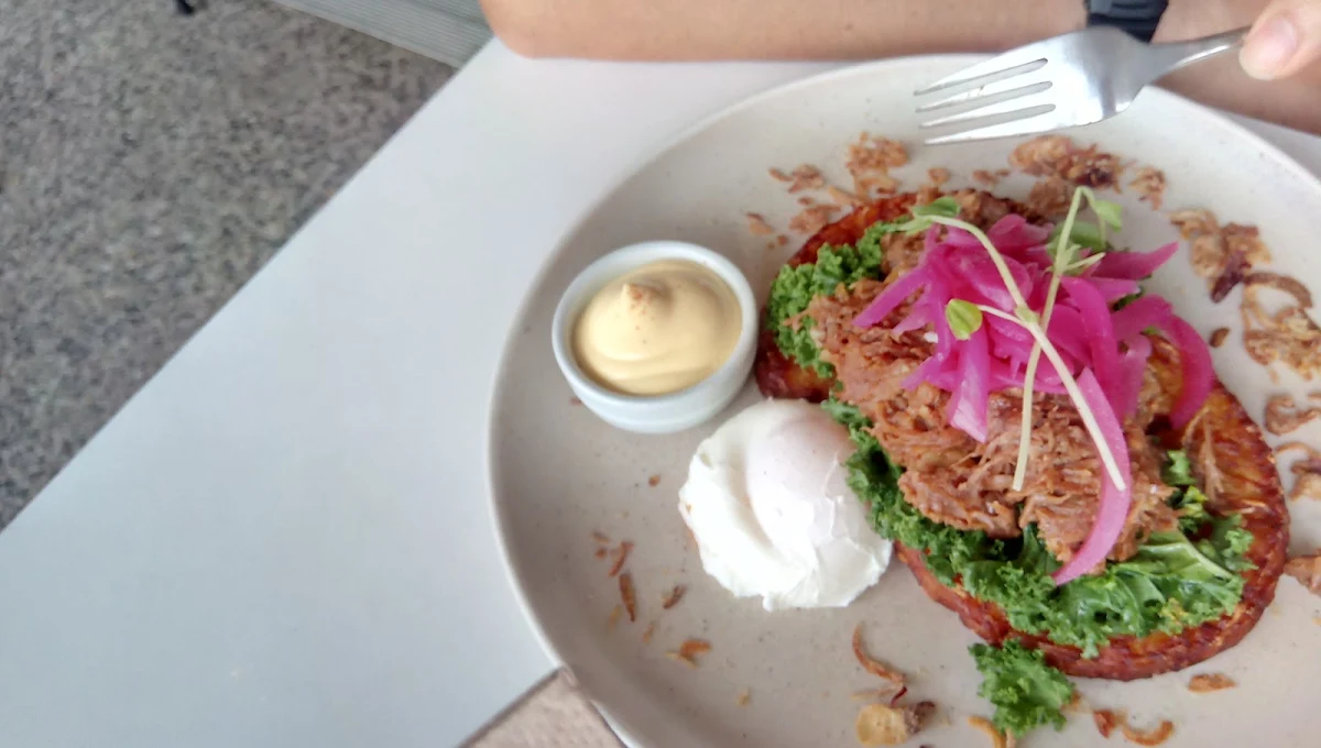 Pulled Pork Rosti, The Laneway Green