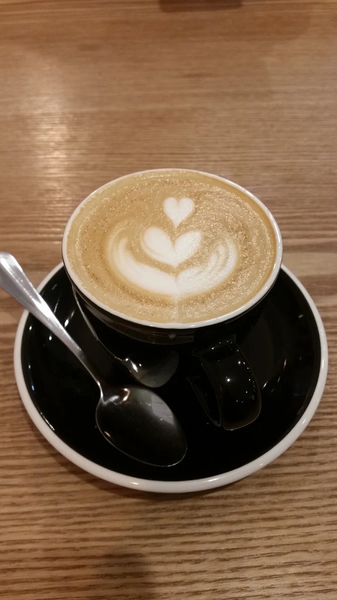 Caramel Latte, Bread and Brew