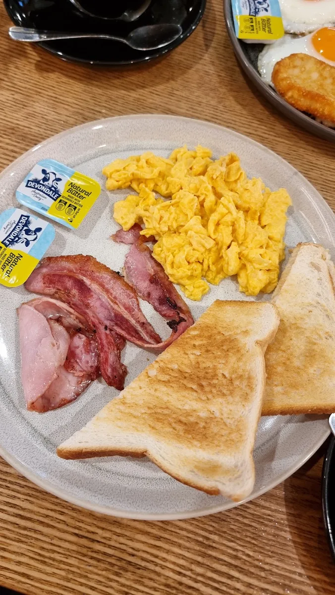 Scrambled Egg & Toast, Bread and Brew