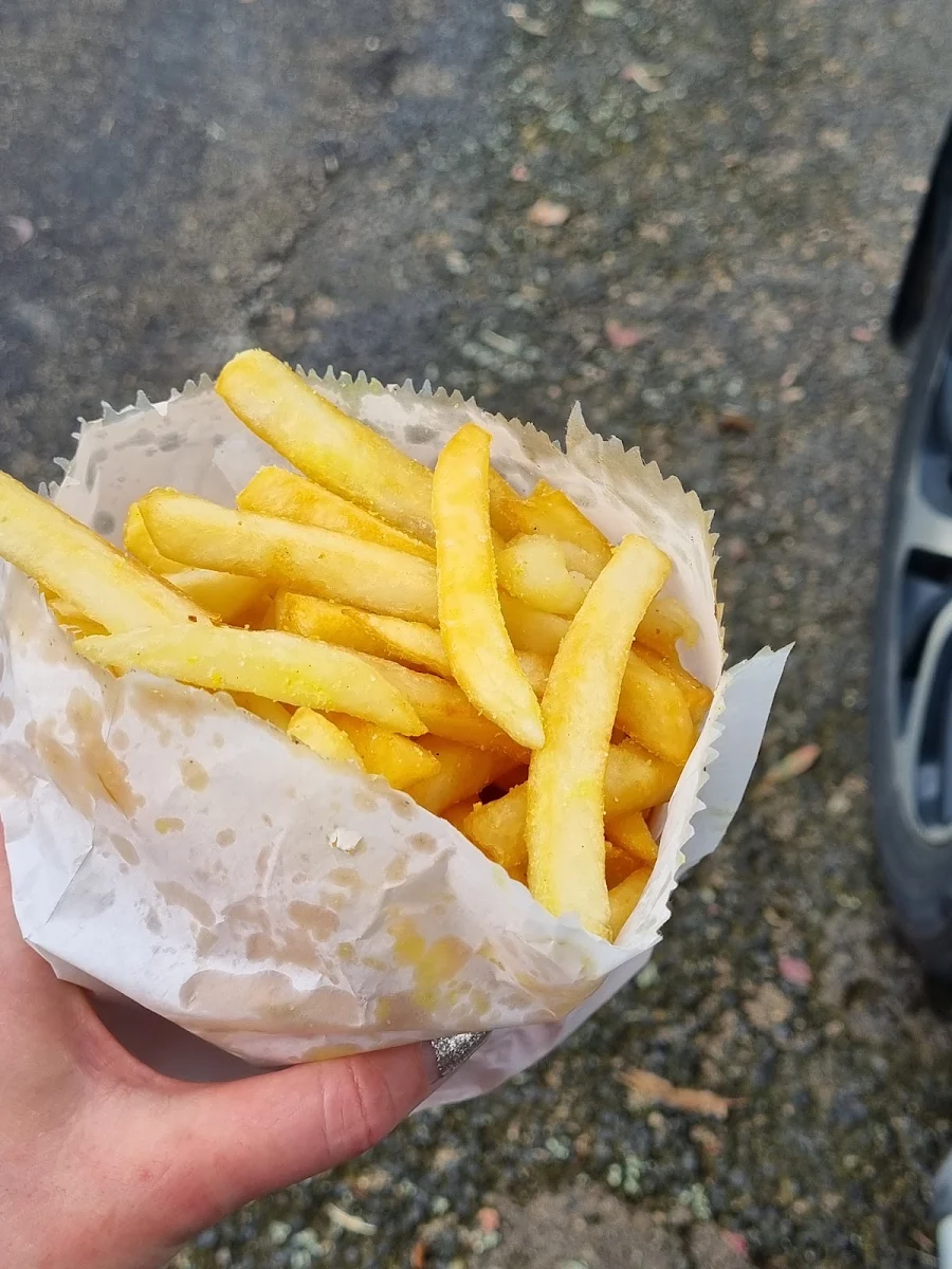 Hot Chips, Barney's Cafe, Bookham