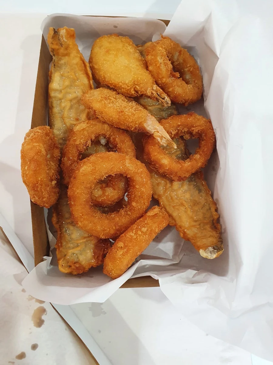 Calamari Rings Fried Fish & Praws