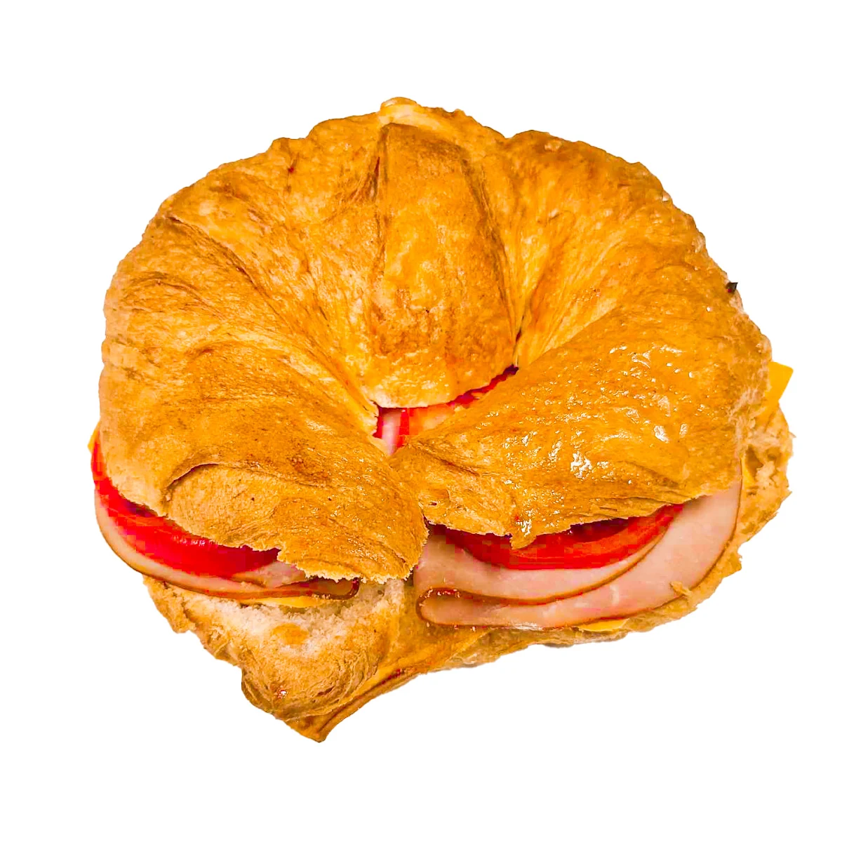 Ham and Cheese Croissant Regular Coffee