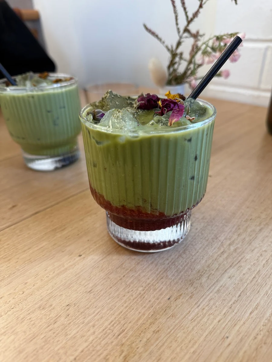 Iced Matcha Lattes