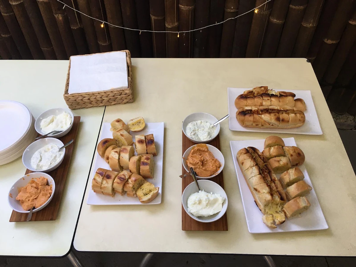 Cheese Garlic Bread, Harry's Pizza & Skewers Riverstone
