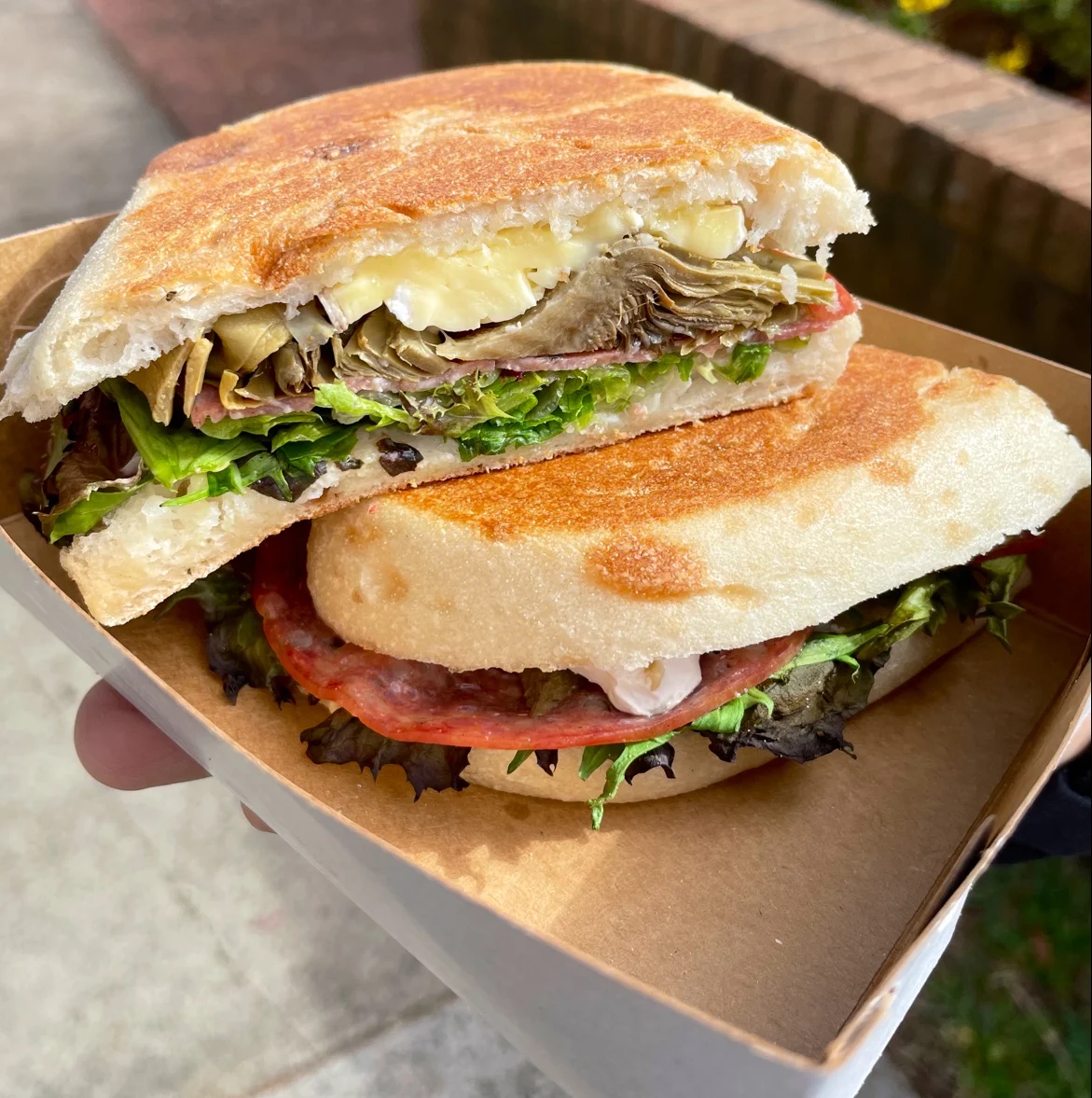 Sandwich with Salami