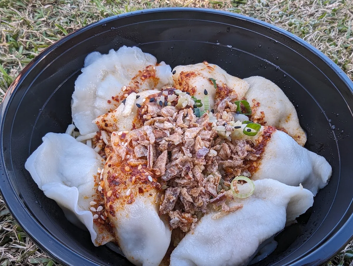 Dumplings with Noodles Boiled