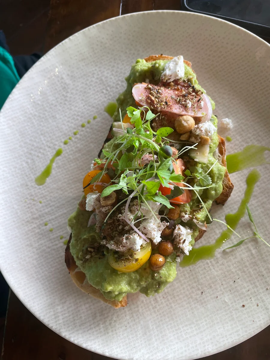 Smashed Avocado, Wellington Point Farmhouse Restaurant and Cafe