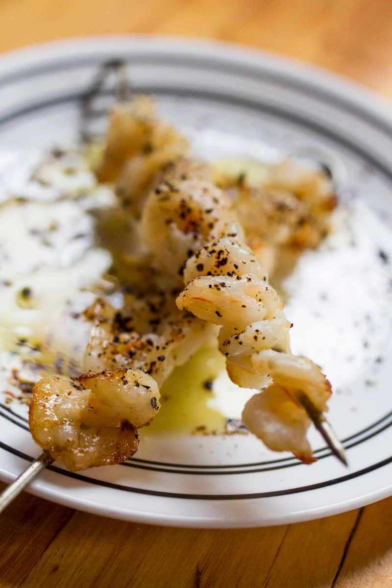 Garlic Prawn Skewer