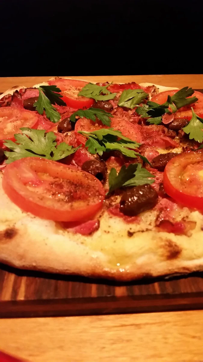 Pizza and a Beer on Tap
