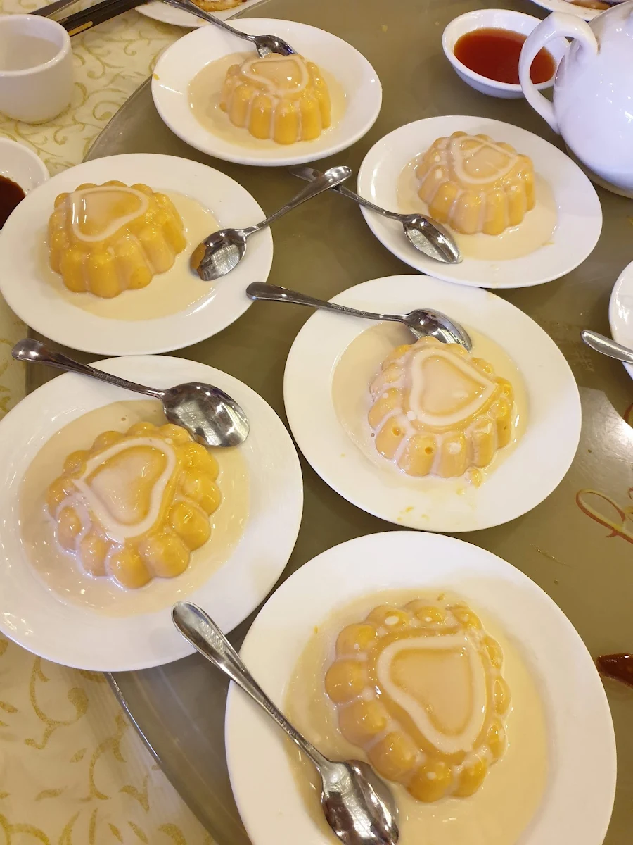 Mango Pudding, Gold Leaf