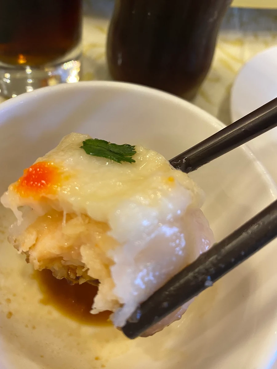Prawn Dumplings, Gold Leaf