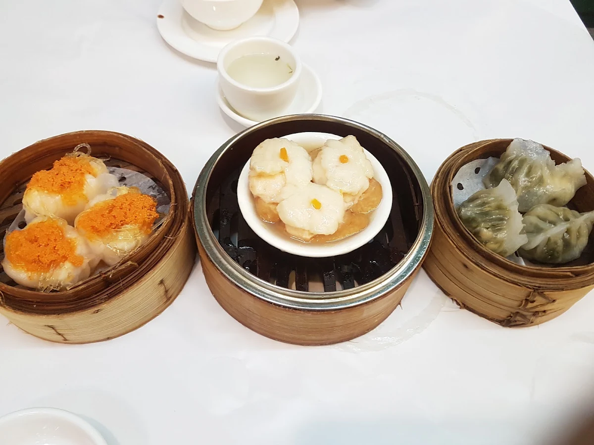 Steamed Assorted Dim Sim, Gold Leaf