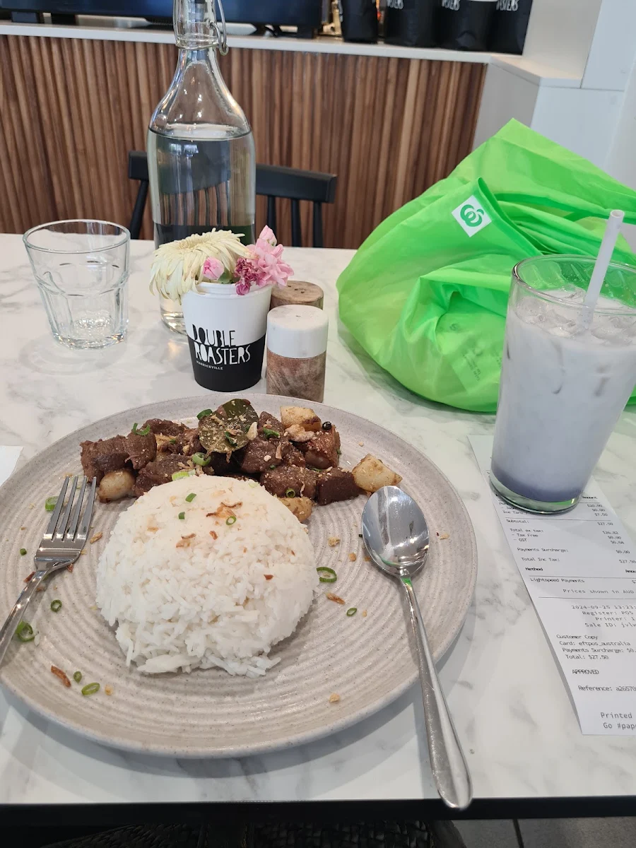 Adobo with Iced Ube