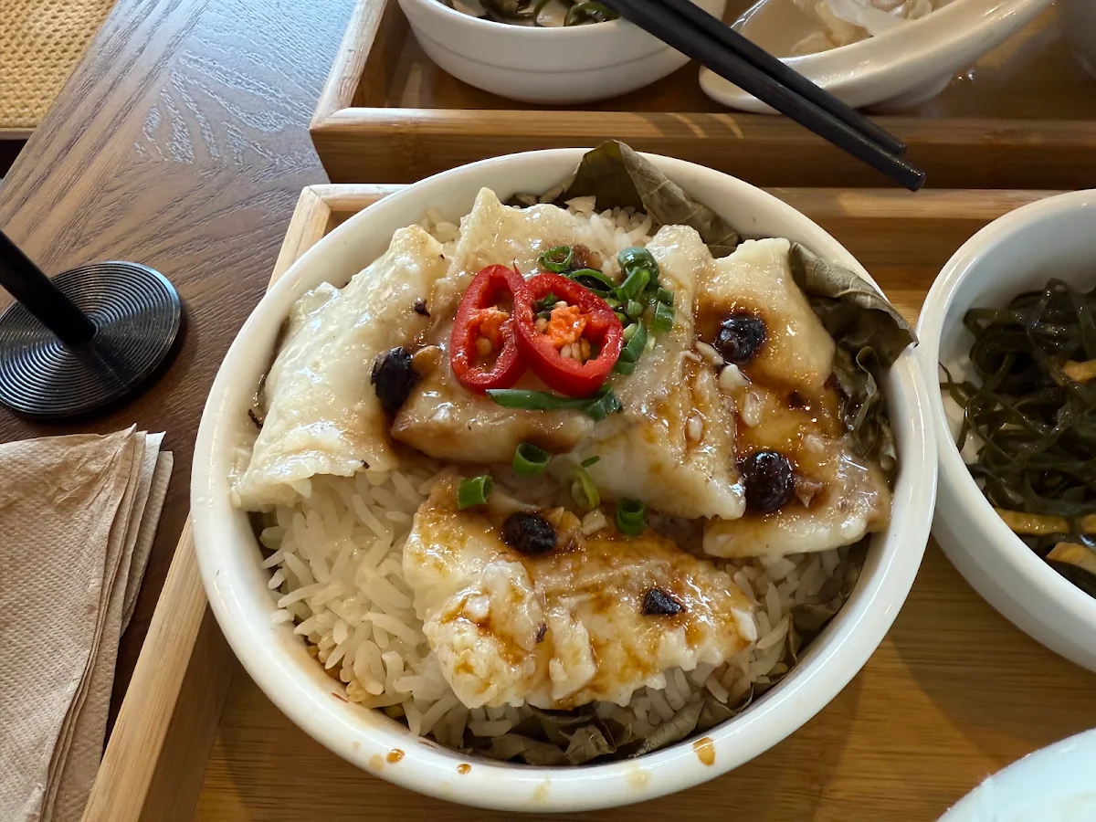 For Each Portion of Potato Lotus Leaf Steamed Rice Add 125ml of Rice