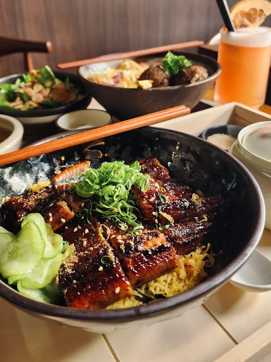 Unagi and Green Tea
