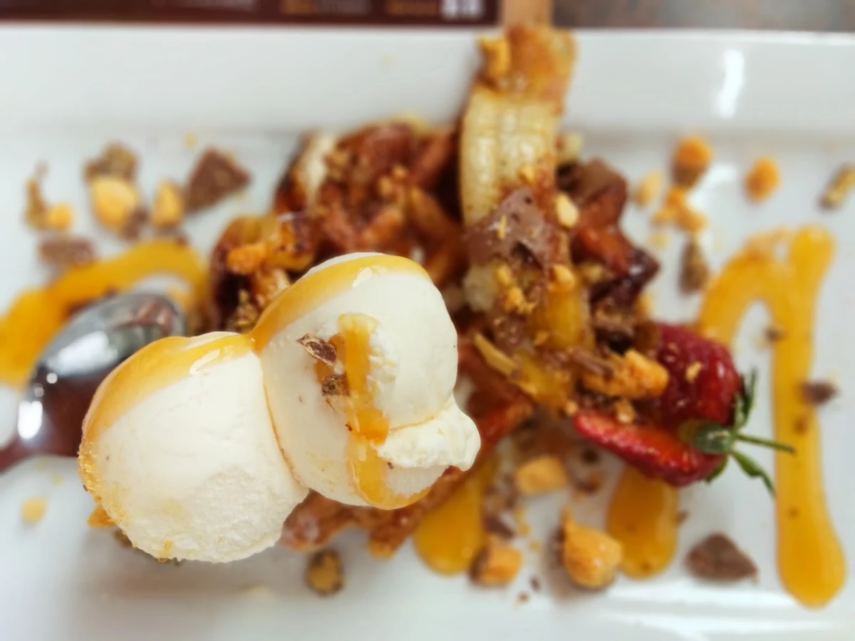 Waffles, The Balcony Restaurant