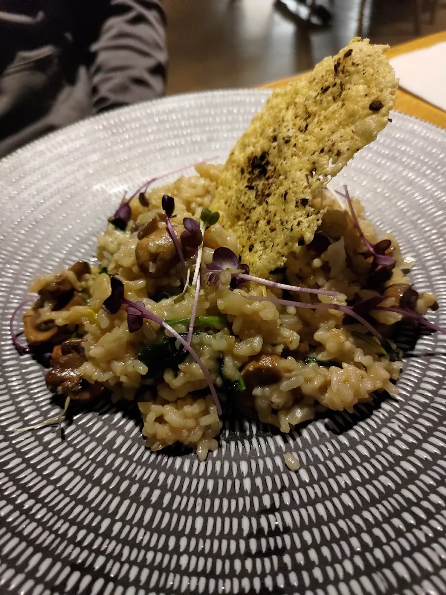 Truffle-Less Mushroom Risotto