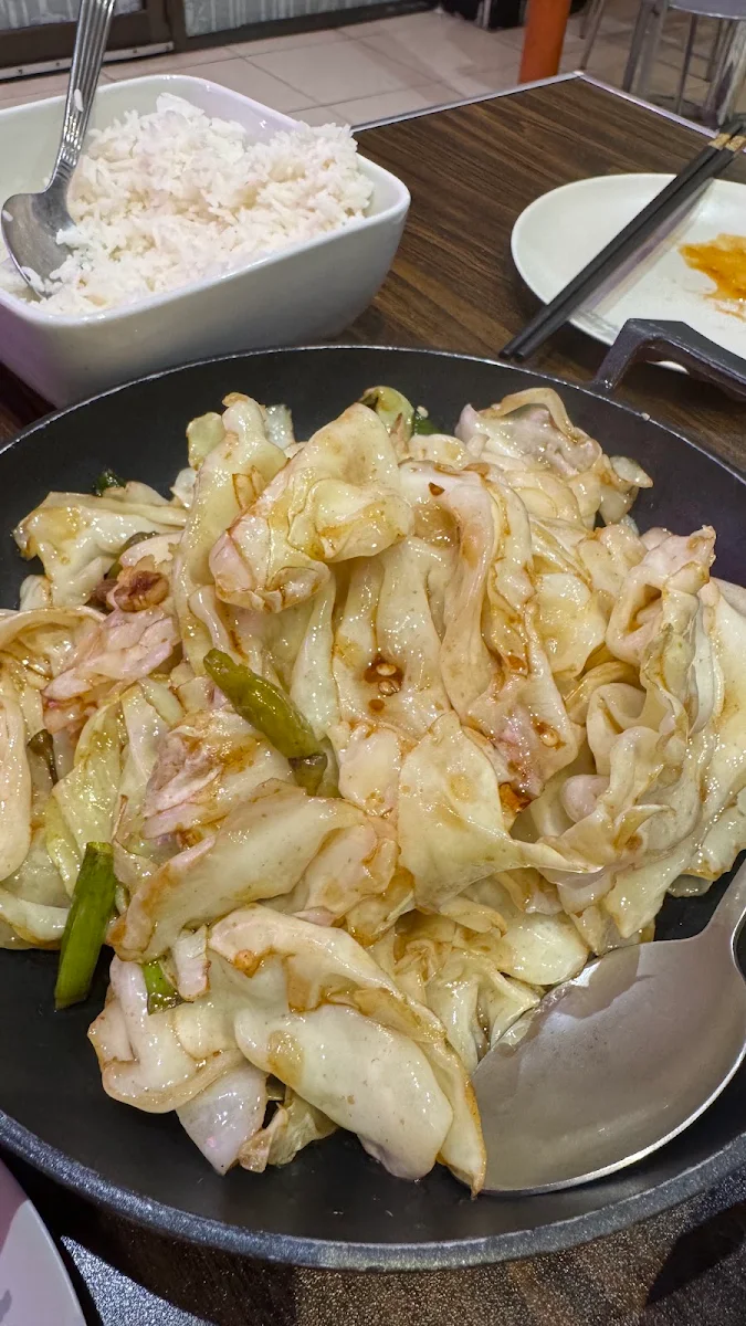 Stir Fried Cabbage with Pork Belly