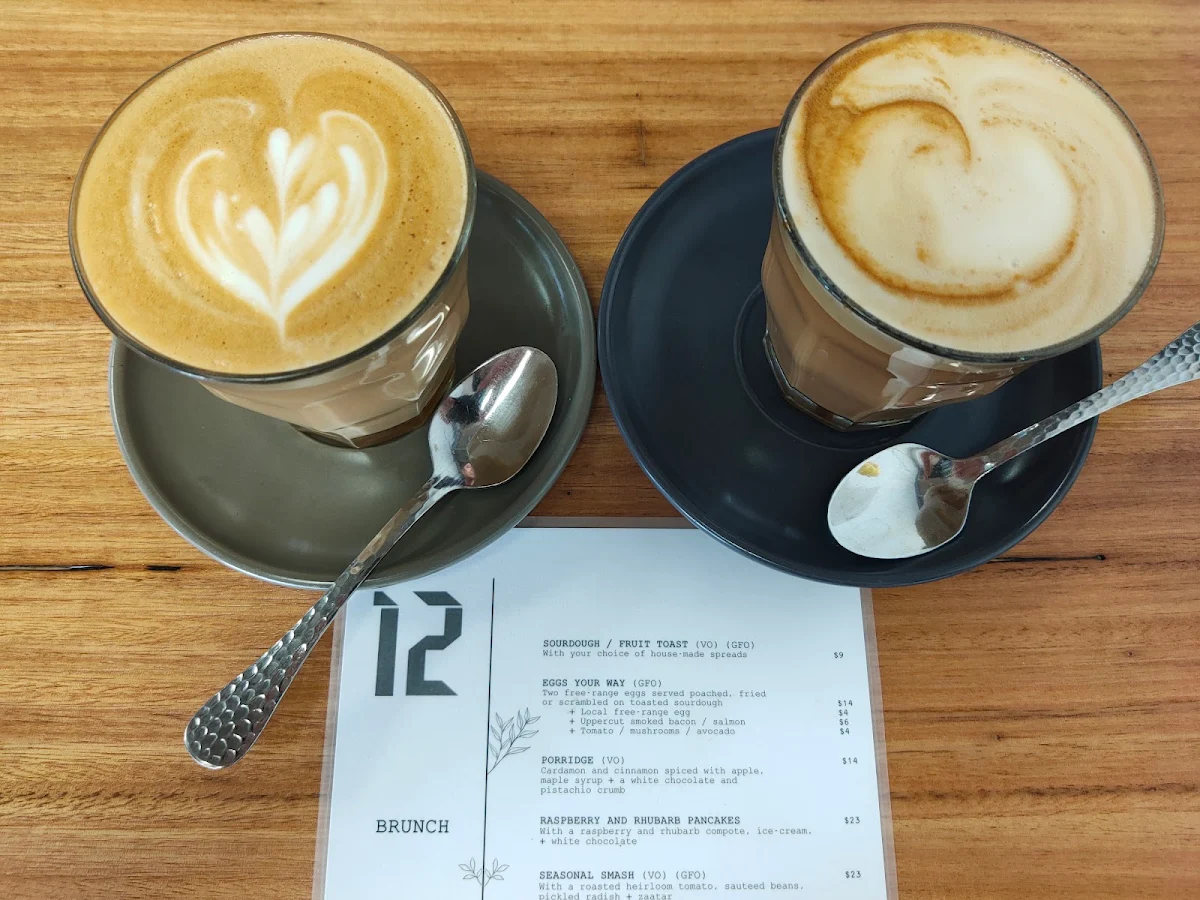 Latte and Soy Latte