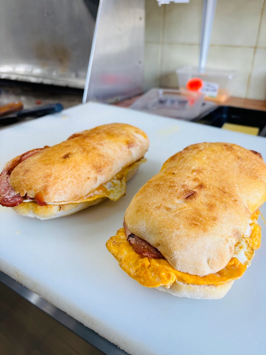 Egg & Bacon Roll, Langwarrin Fish & Chips