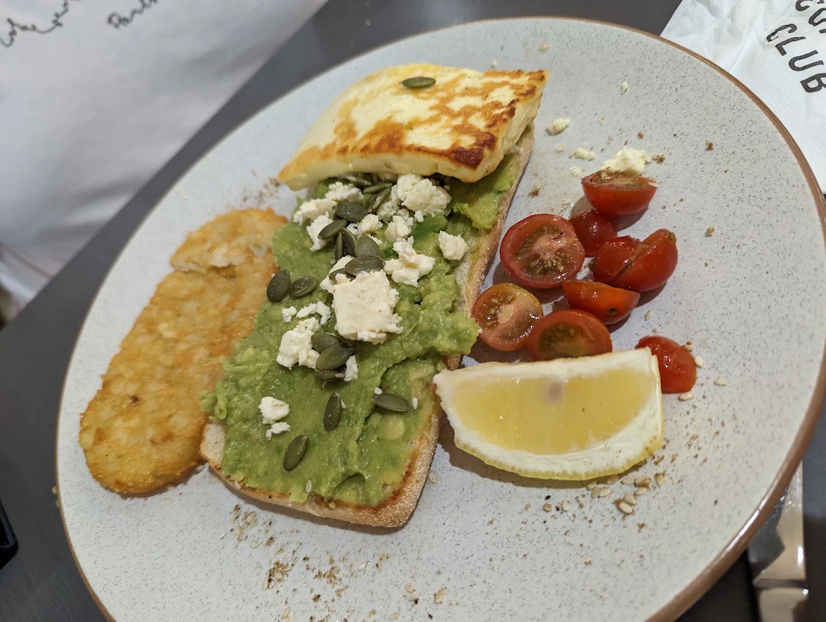Smashed Avocado, The Coffee Club