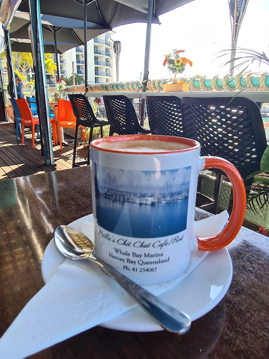 Flat White, Bella's Chit Chat Cafe