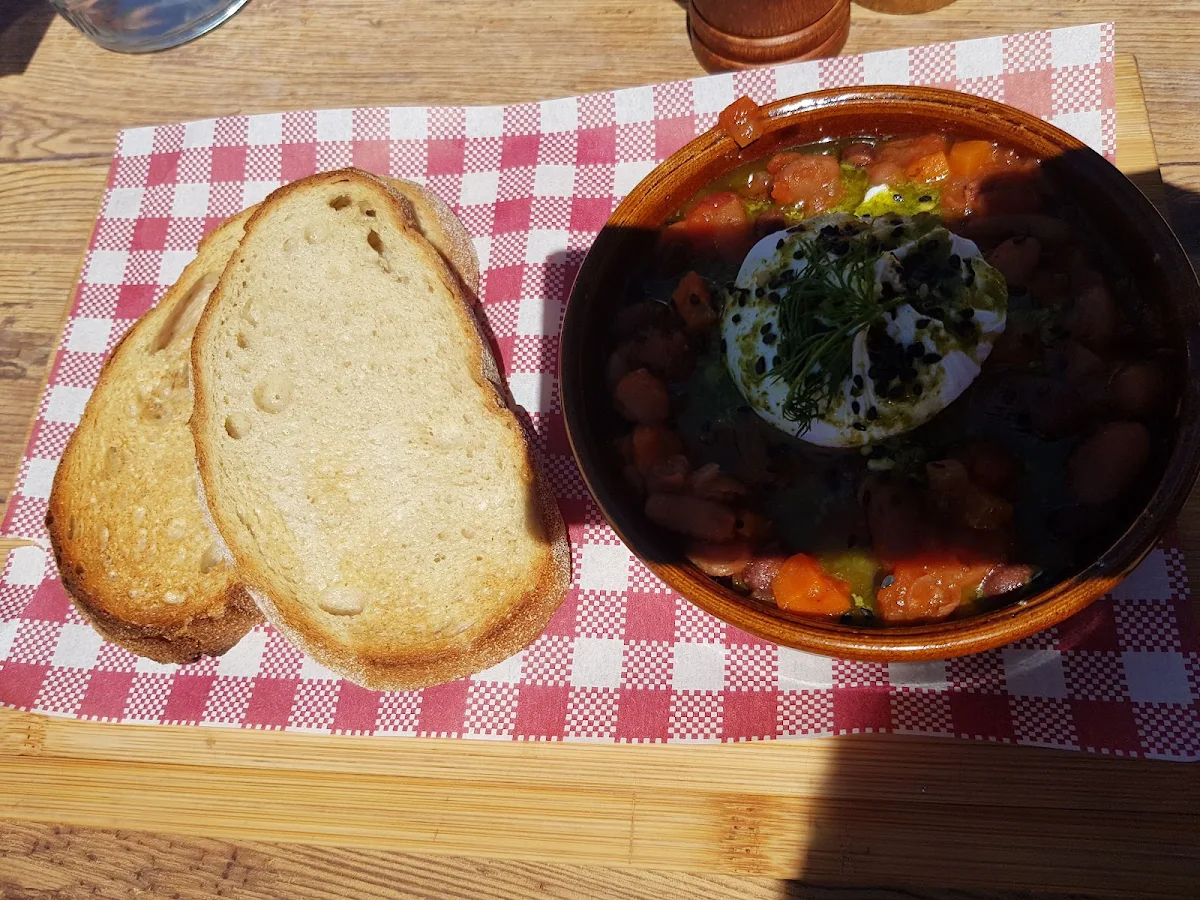Halloumi Baked Beans Hash Brown