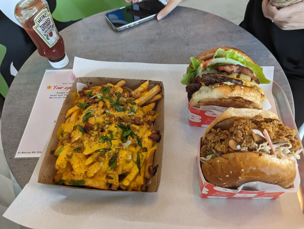 Burger and Chips