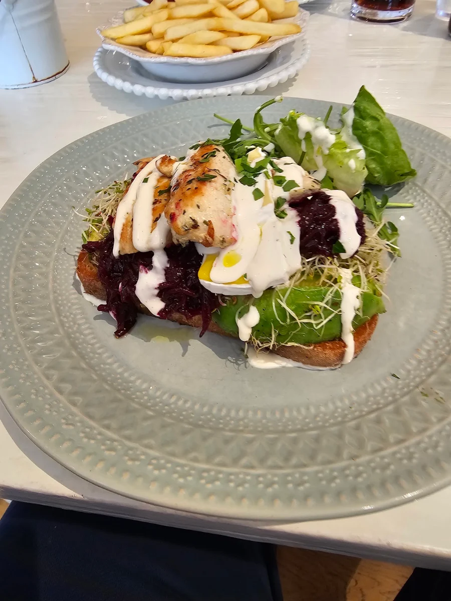 Grilled Chicken Open Sandwich