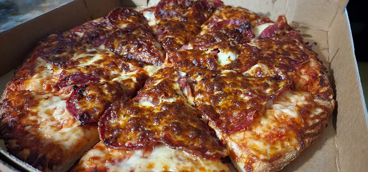 Pepperoni Pizza Extra Chilli, Richmond Village Pizzeria